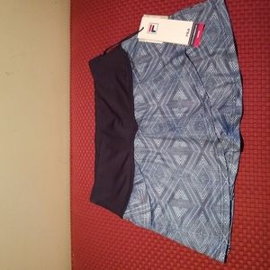 Fila Performance Energy 50+ UPF Tennis Golf Pickleball Sports Skirt Skort